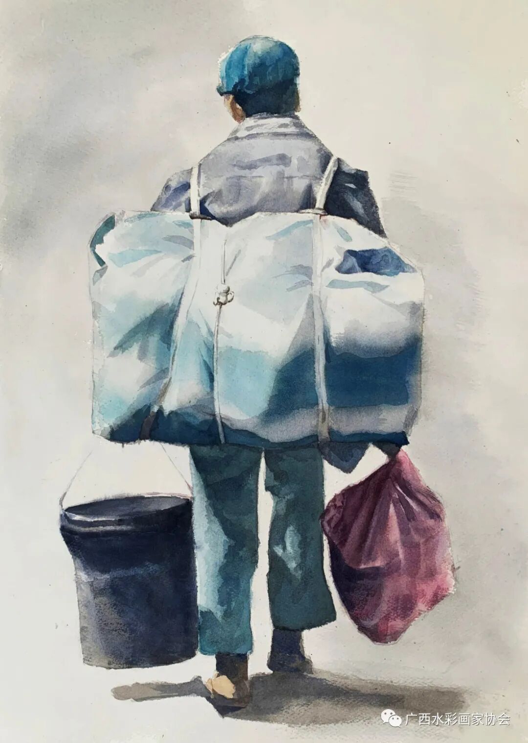 南宁师范大学师园学院艺术系2018级美术学水彩画方向创作课程作业展