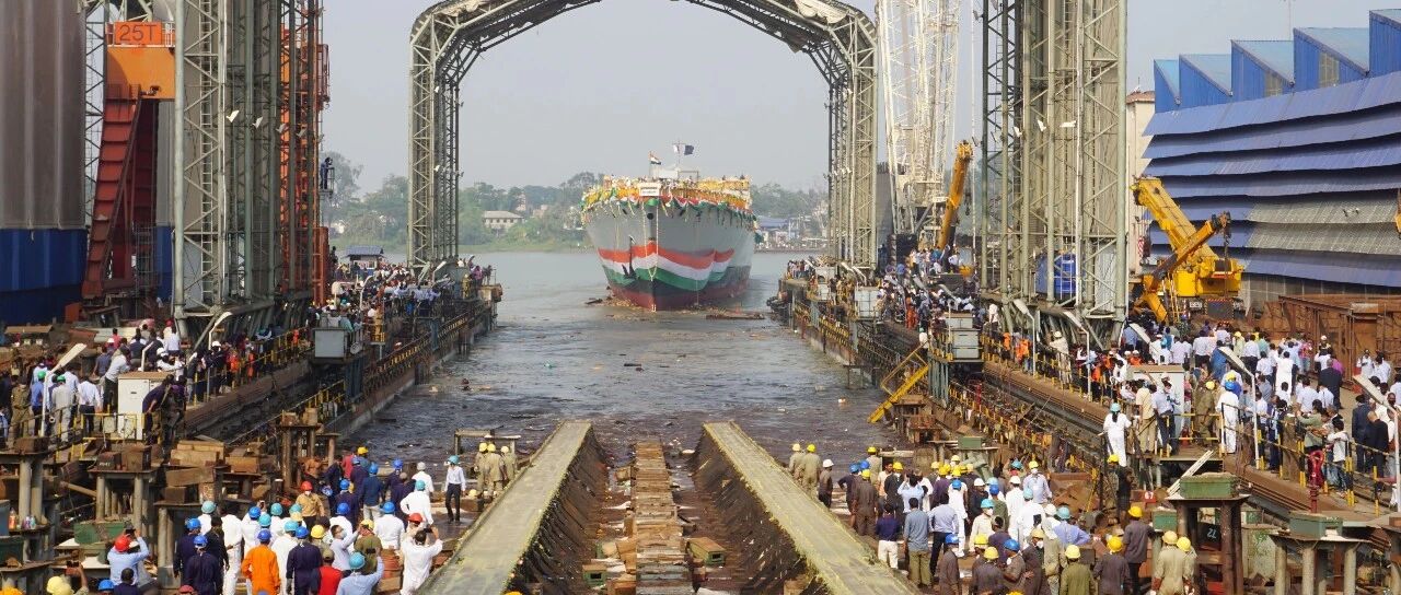 真光学隐身！印度又下水一艘最新战舰，上层建筑完全看不见