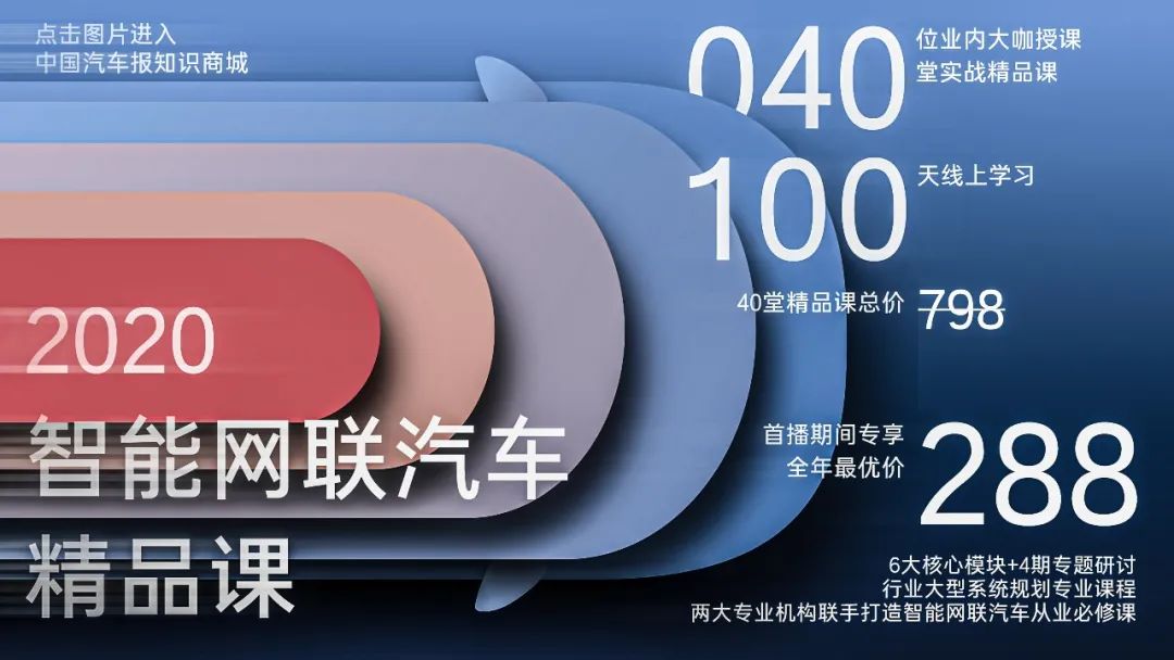 2020智能網聯汽車精品課第七周課表 | 中國汽車報 科技 第10張