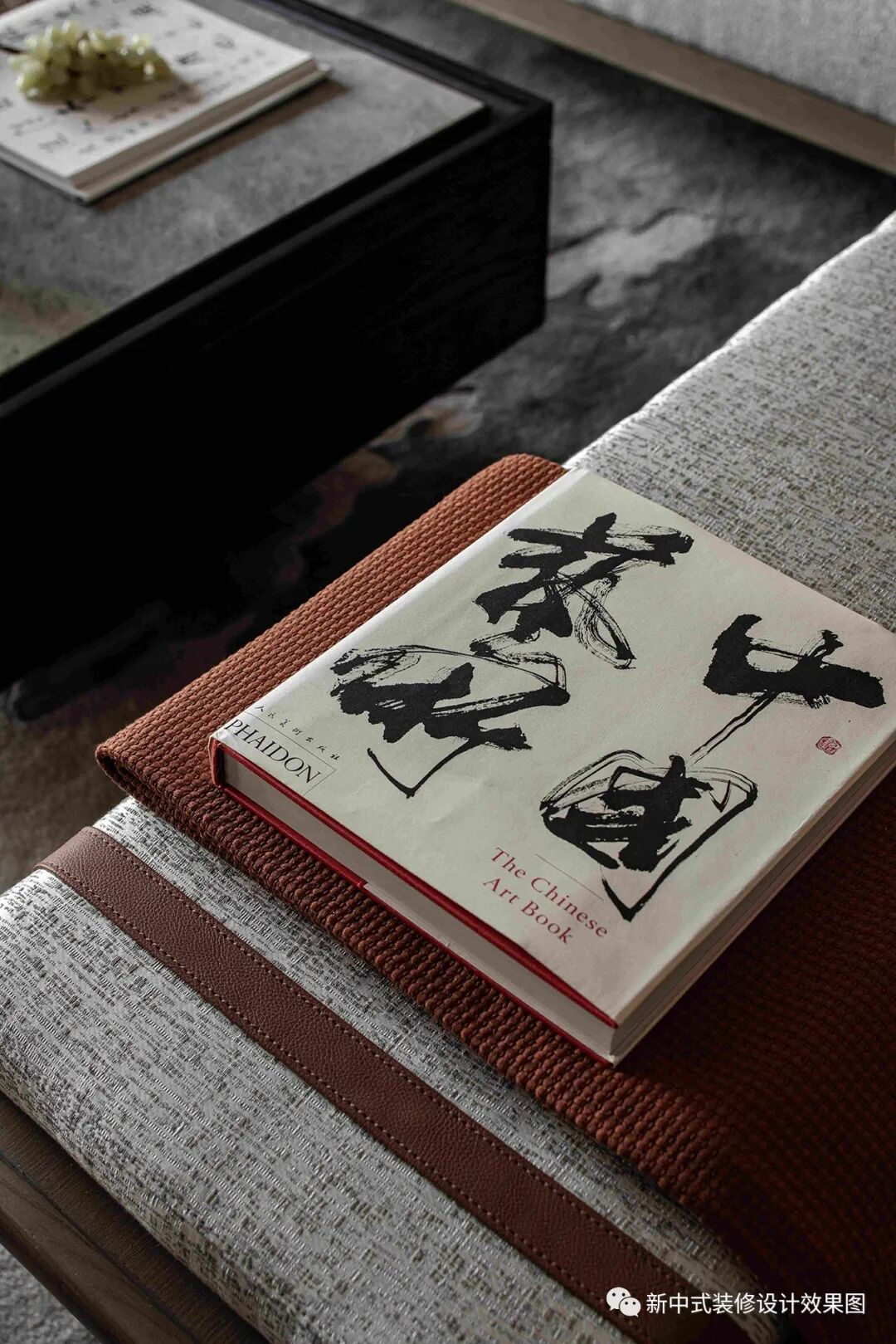 105平新中式风格装修，全屋绝美禅韵，山水原木客餐厅、木格栅茶室，素雅主卧最惊艳！ - 土木在线