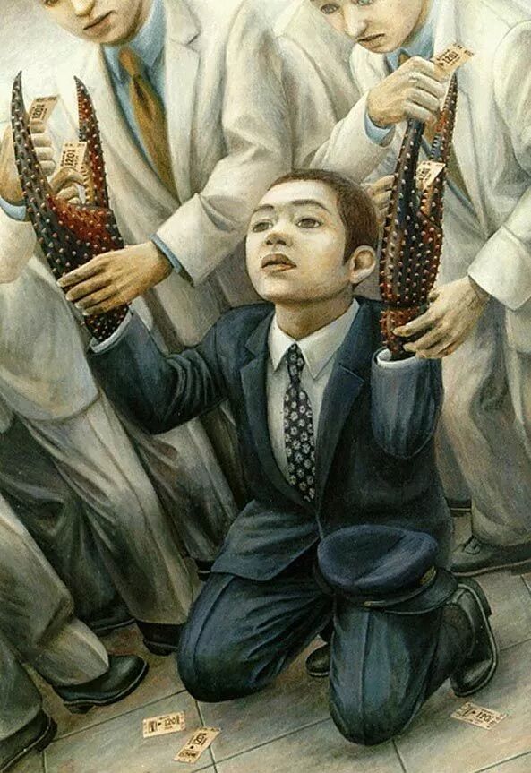日本最怪异画家，32岁离奇死亡，留下217幅作品，他的画却没人敢看第二遍（组图） - 47