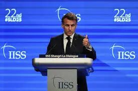 香格里拉对话｜马克龙香会首秀倡“第三条道路”，呼吁欧亚建立新联盟