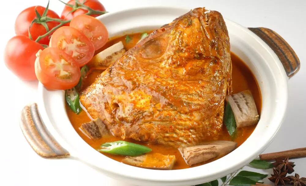 samys curry的招牌菜之咖喱鱼头
