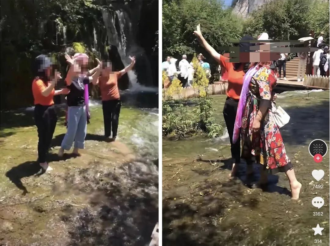 游客光脚下水拍照?网友怒了:这是九寨沟!-微信头条网 游客光脚下水拍照?网友怒了:这是九寨沟!