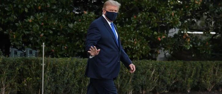 特朗普出现症状，入院治疗！