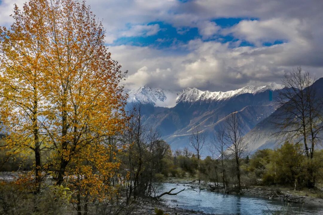 秋天的波密是绚烂的上帝将能够想到的美好色彩都在这里涂上了浓重的一