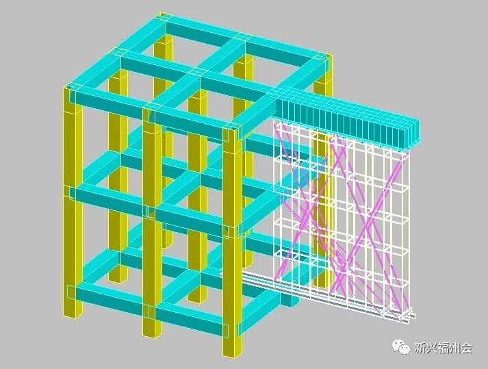 屋顶超长悬挑混凝土结构施工技术