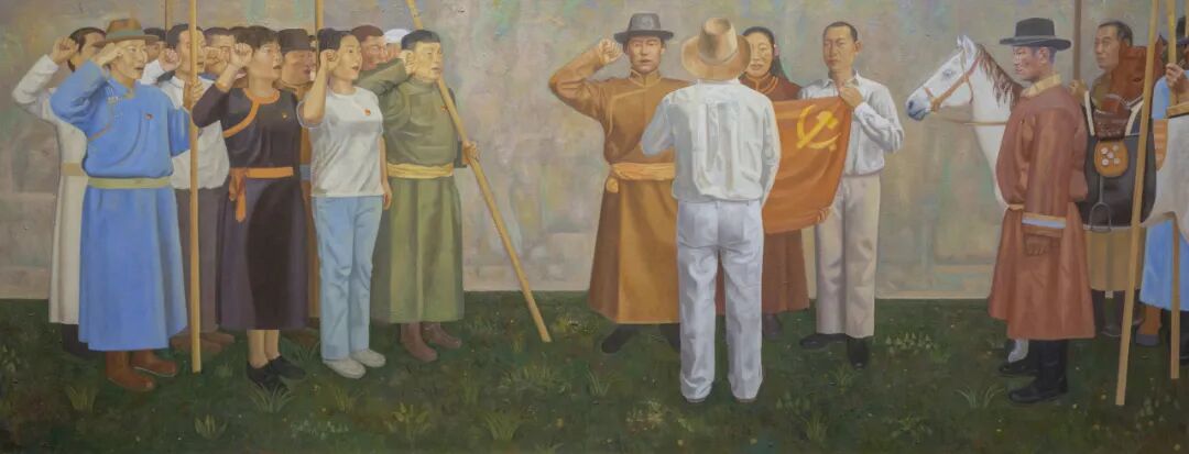 民族政策宣传月丨内蒙古美术馆馆藏作品赏析——铸牢中华民族共同体意识（二） 第16张