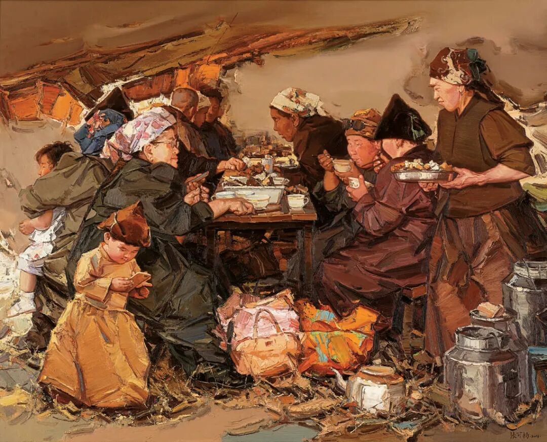 展讯丨回望——中国美术家协会2025年度绘画作品展 第19张