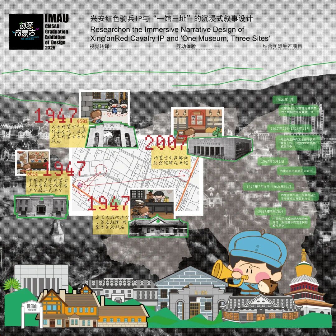 展讯丨内蒙古农业大学材料科学与艺术设计学院“根植大地·智绘未来”2026届毕业设计作品展 第10张