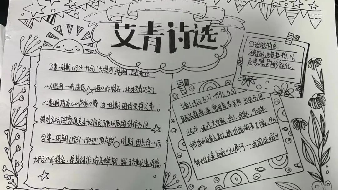 中外著名诗人简介手抄报
