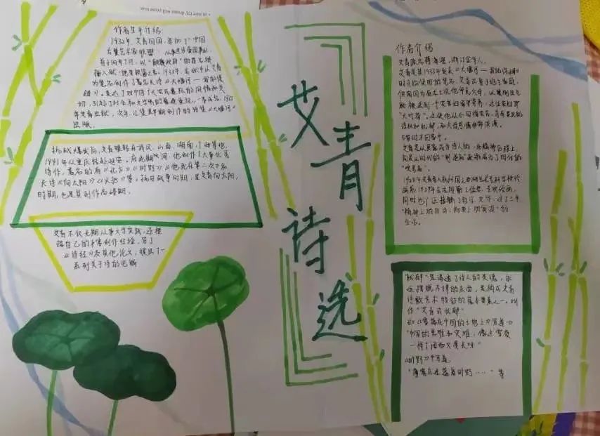 中外著名诗人简介手抄报