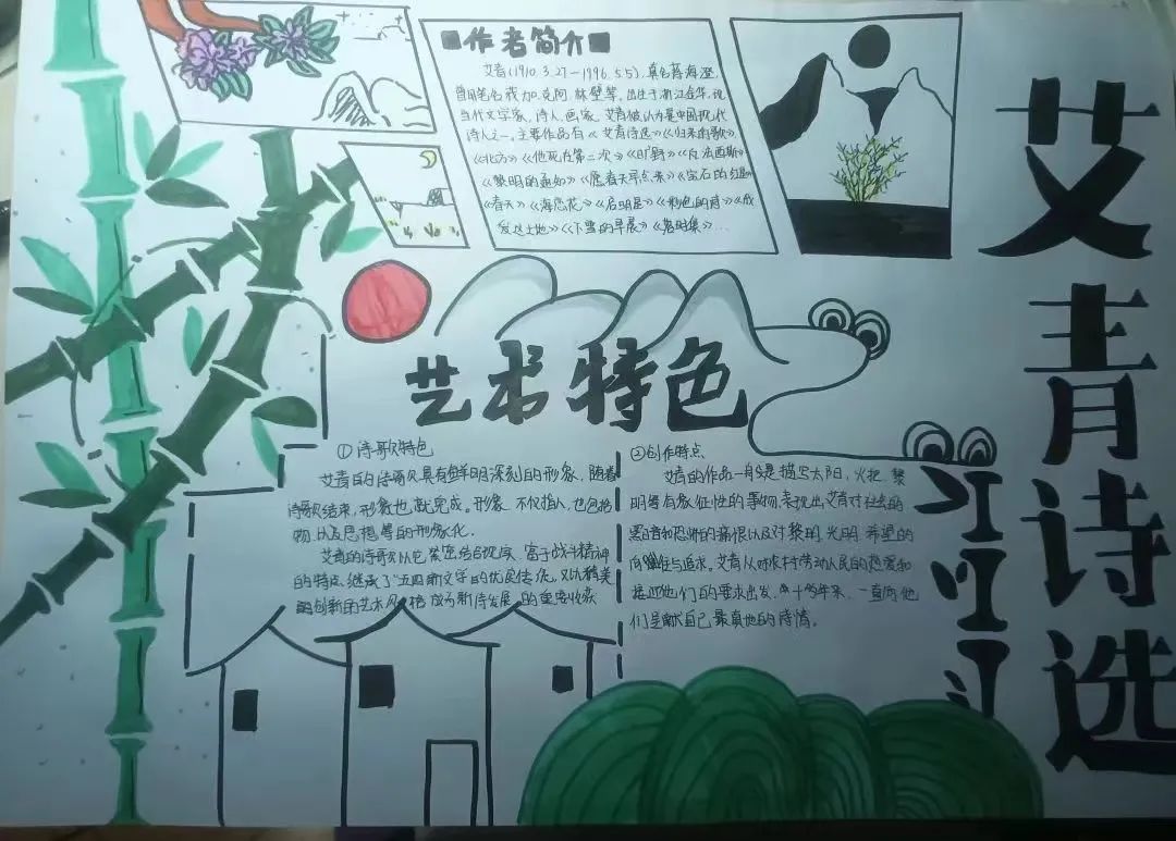 中外著名诗人简介手抄报