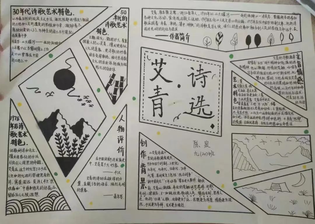 中外著名诗人简介手抄报