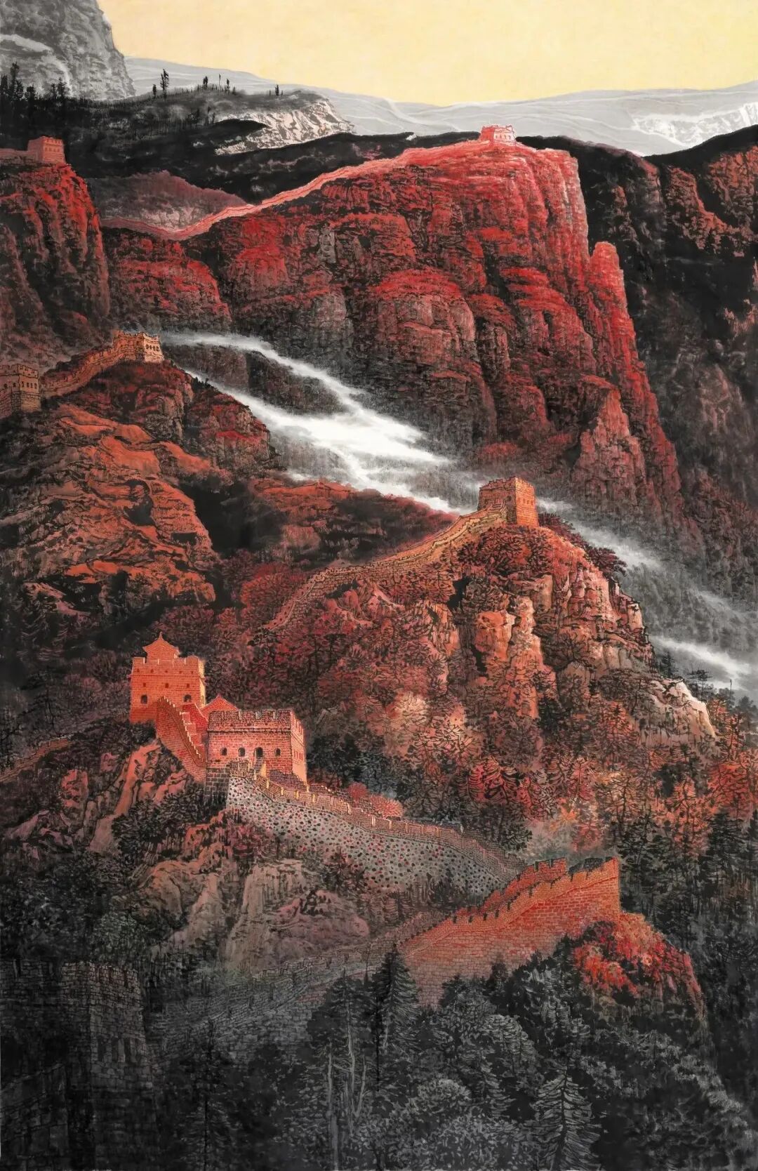 尺寸:215×155cm名称:千里烽烟万古城尺寸:420×330cm名称:中华雄风