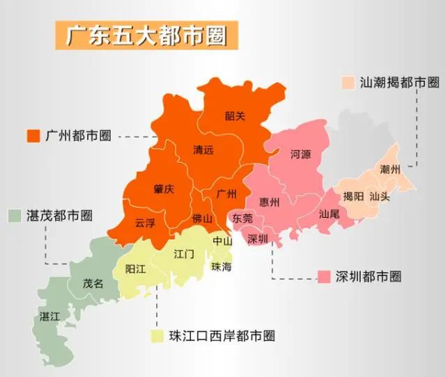 廣東21地市gdp出爐全部突破千億元肇慶231165億元全省排名