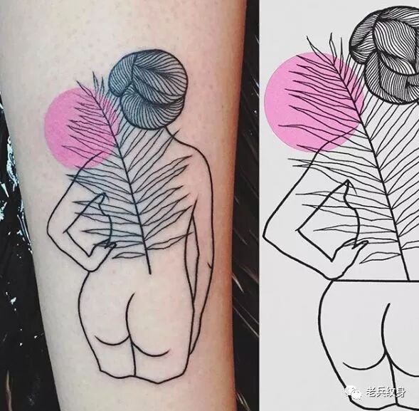 超抽象纹身图，看得懂的都是天才~