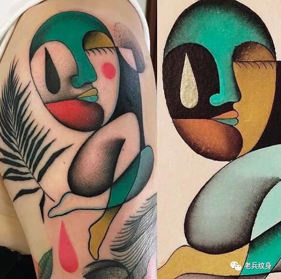 超抽象纹身图，看得懂的都是天才~