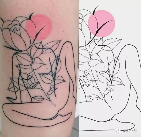 超抽象纹身图，看得懂的都是天才~