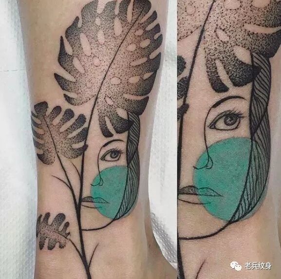 超抽象纹身图，看得懂的都是天才~