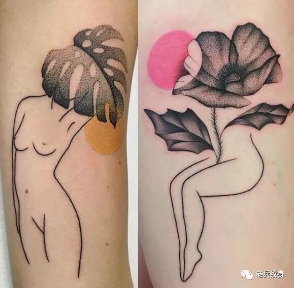 超抽象纹身图，看得懂的都是天才~