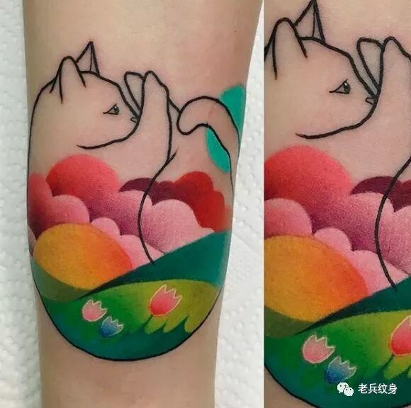 超抽象纹身图，看得懂的都是天才~