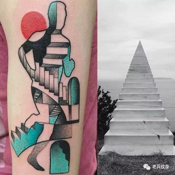 超抽象纹身图，看得懂的都是天才~