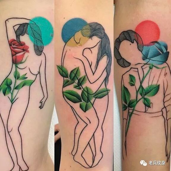 超抽象纹身图，看得懂的都是天才~