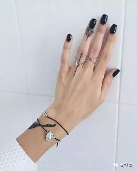 50款手指微纹身，这里可能有你喜欢的款~