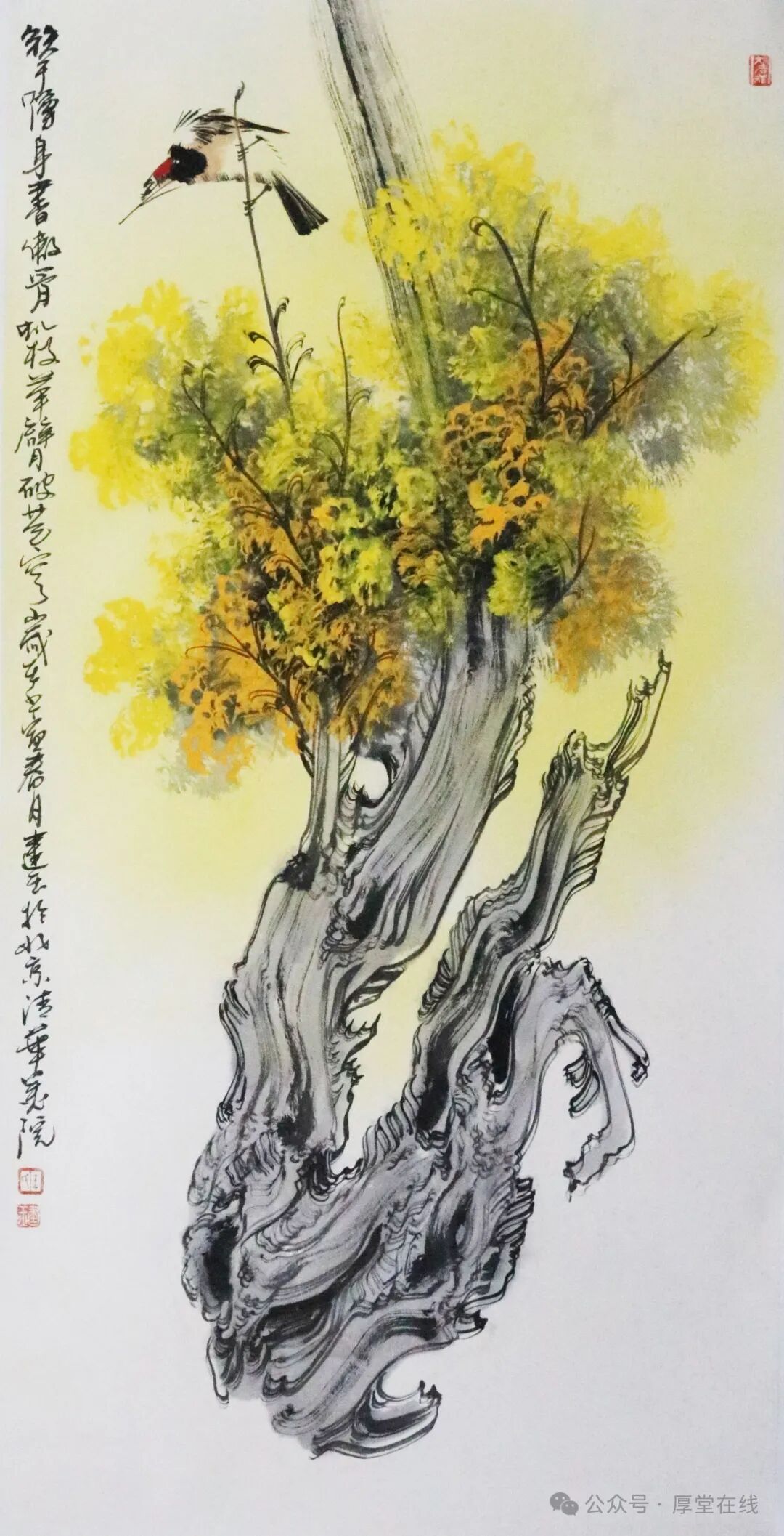 决战狂沙丨王建玉胡杨树作品欣赏