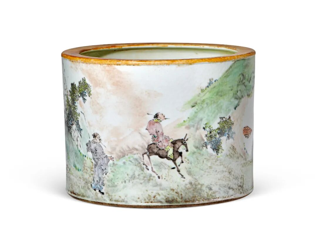 浅绛彩:瓷器上的文人诗画