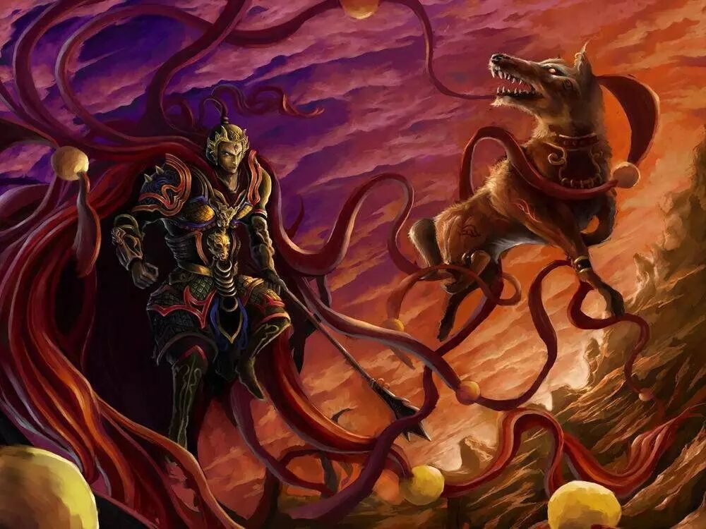 杨戬战悟空 | 好妈妈讲故事 杨戬小时候,便听父亲说,他的母亲被玉帝压