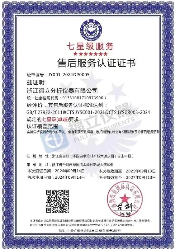 喜訊！福立儀器斬獲多項(xiàng)國(guó)際*威認(rèn)證，*領(lǐng)行業(yè)新高度！