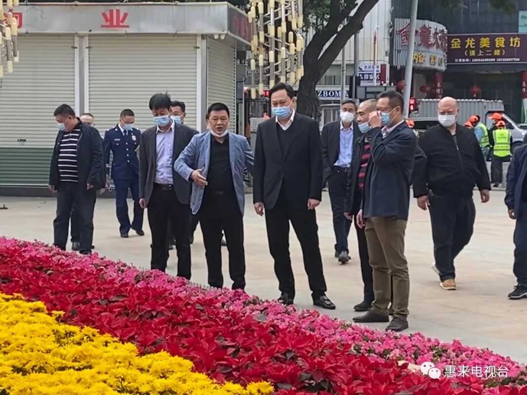 县长肖辉生带队检查新冠肺炎疫情防控和春节前安全生产市场供应市政