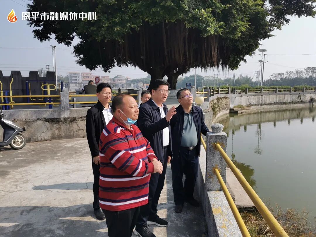 恩平市委书记黎沛荣到沙湖镇督导元旦期间各项工作