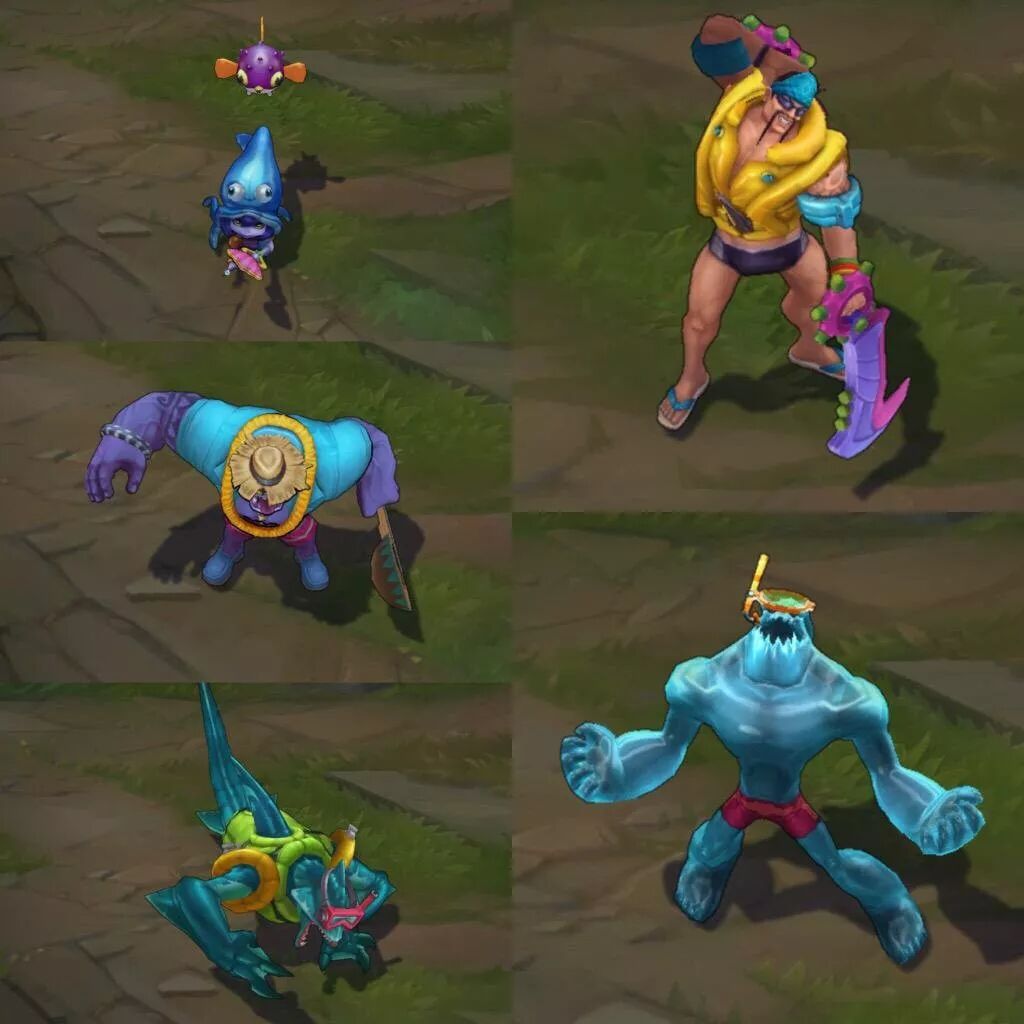 蒙多,璐璐,德莱文,扎克,雷克赛),半价2475点券,泳池派对这5款皮肤是折