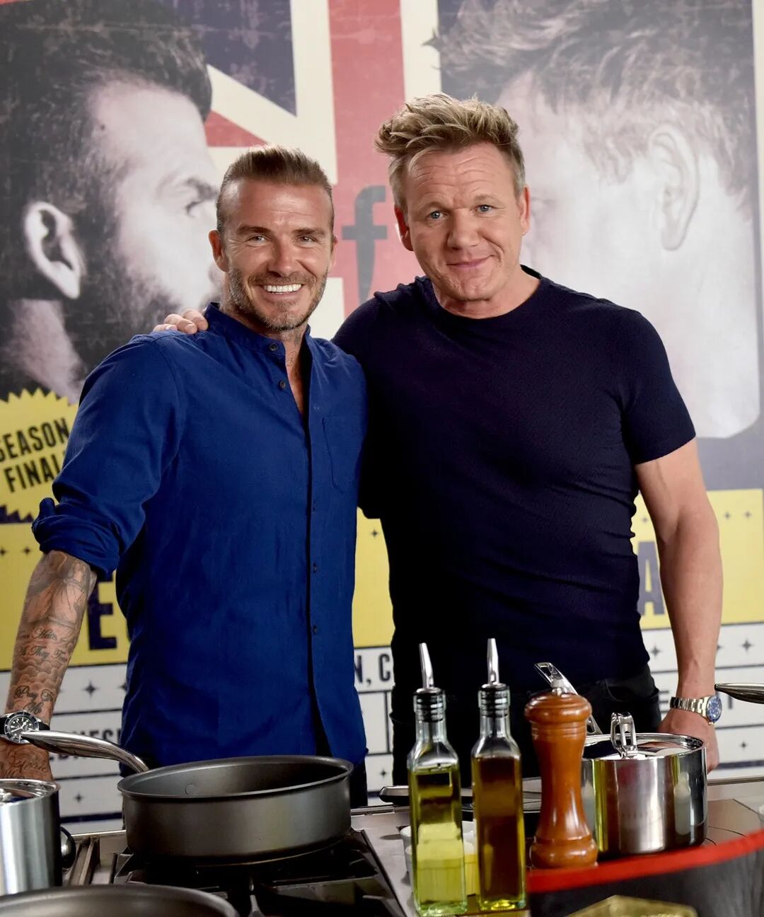 还有跟james corden一起做节目的机会(james corden是小贝老友).