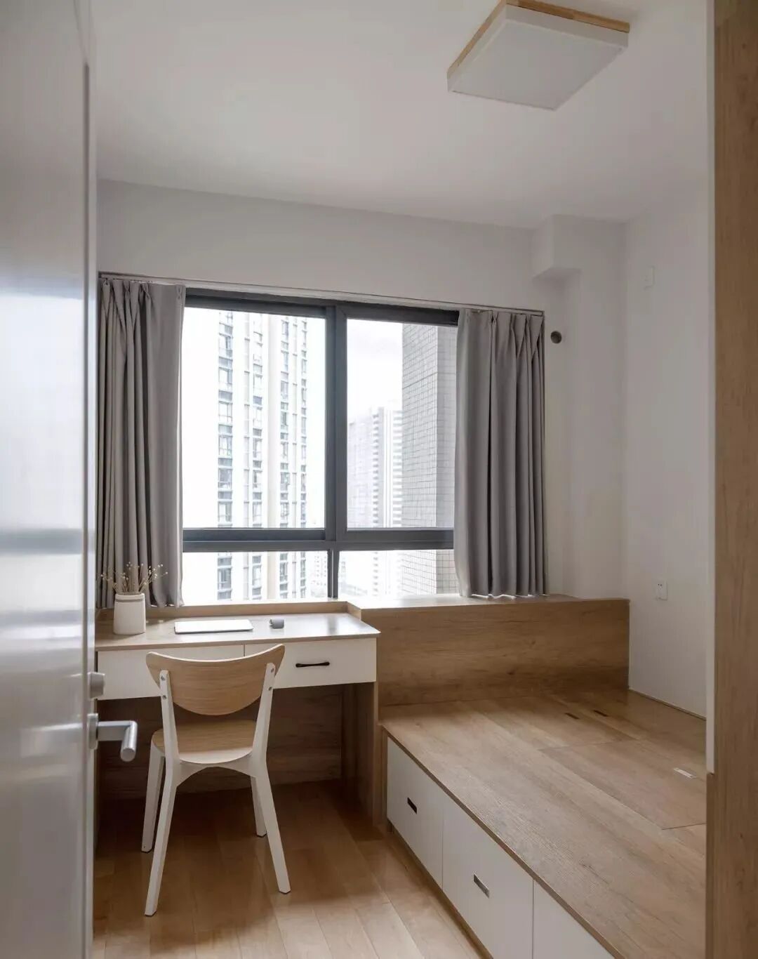 90平日式三房，温馨淡雅原木风，舒服极了！