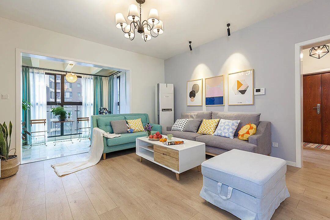 交房历时4个月装修完工，漂亮又温馨太满意了！