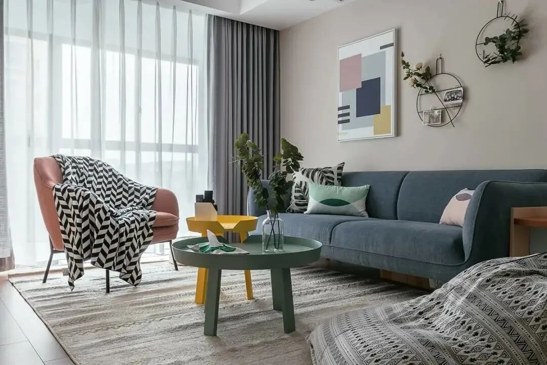 90㎡北欧新家，软装配色超温馨，越住越舒服！