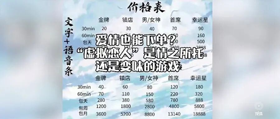 虚拟恋人 是情之所托还是变味的游戏 夜读 Hi有料