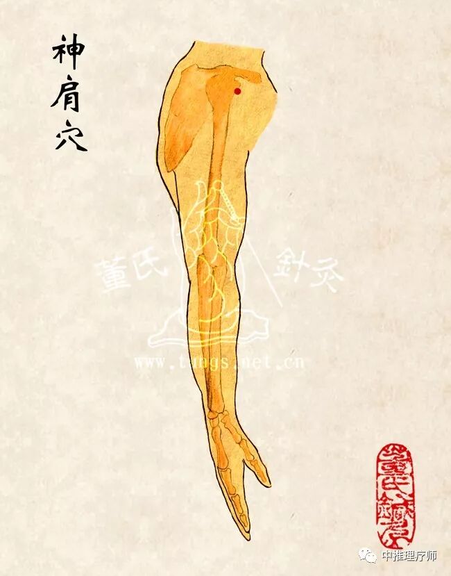 董氏奇穴 神肩穴的准确位置及配穴和治疗的病情 中推理疗师 微信公众号文章阅读 Wemp