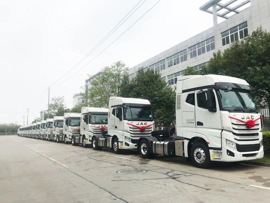 累计交车50辆江淮跨越k7打造快递快运明星产品