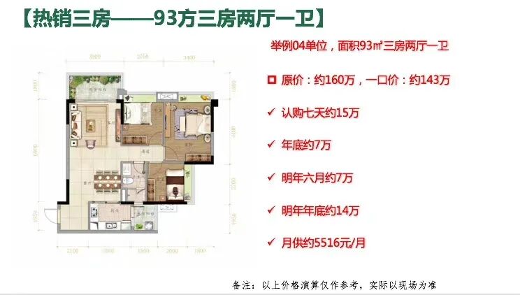 时代天汇（增城）| *付14万，上车广州东地铁三房！