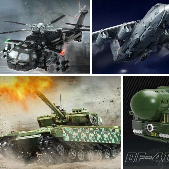 歼20、直20、东风快递变成收藏级积木，亲手拼出国之重器！