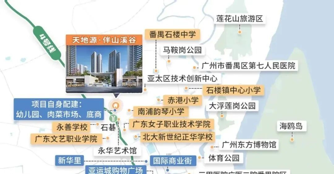 200万起上车番禺地铁盘，天地源伴山溪谷能不能买？