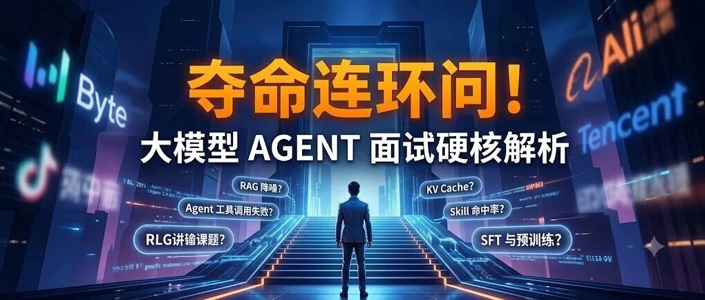 面试大厂大模型 Agent 岗：这 10 个“夺命连环问”，你能扛住几个？