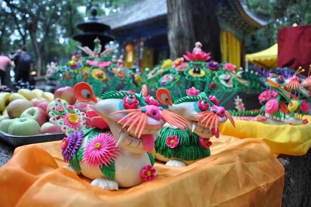 延安非遗文化系列5黄陵面花