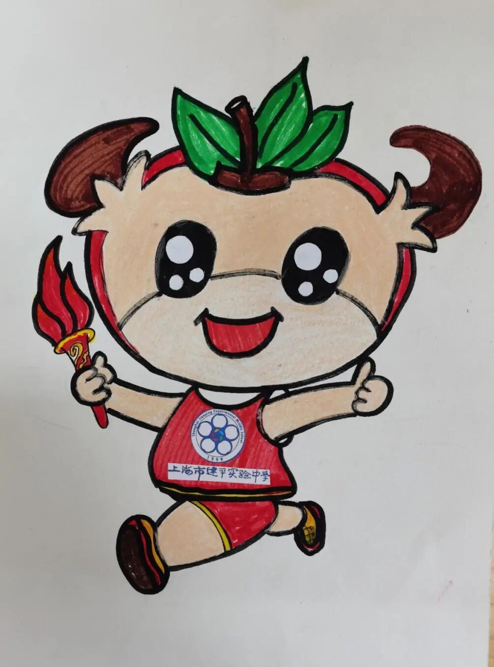 展真我风采|记上海市建平实验中学第22届体育节暨田径运动会吉祥物