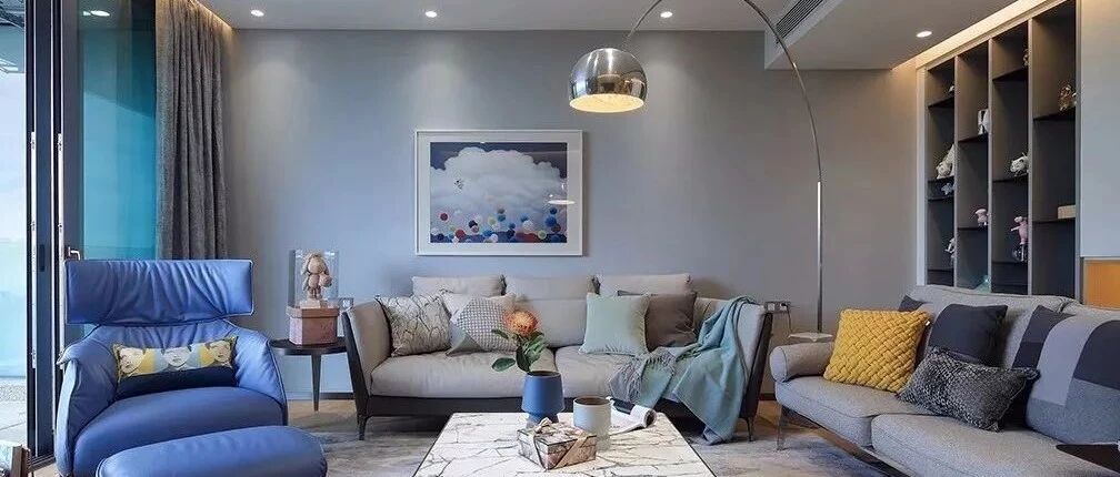 147平现代四居室，每个细节都不放过，实在太好看了~